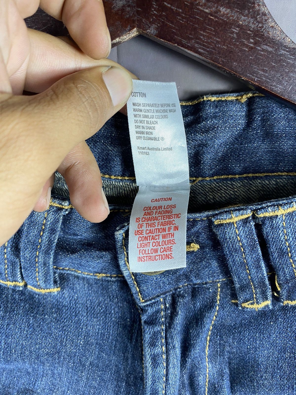 Japanese Brand × Jean × Vintage Vintage 30x31 Multi Pocket Double Knee Denim Pants Size US 30 / EU 46 - 9 Thumbnail