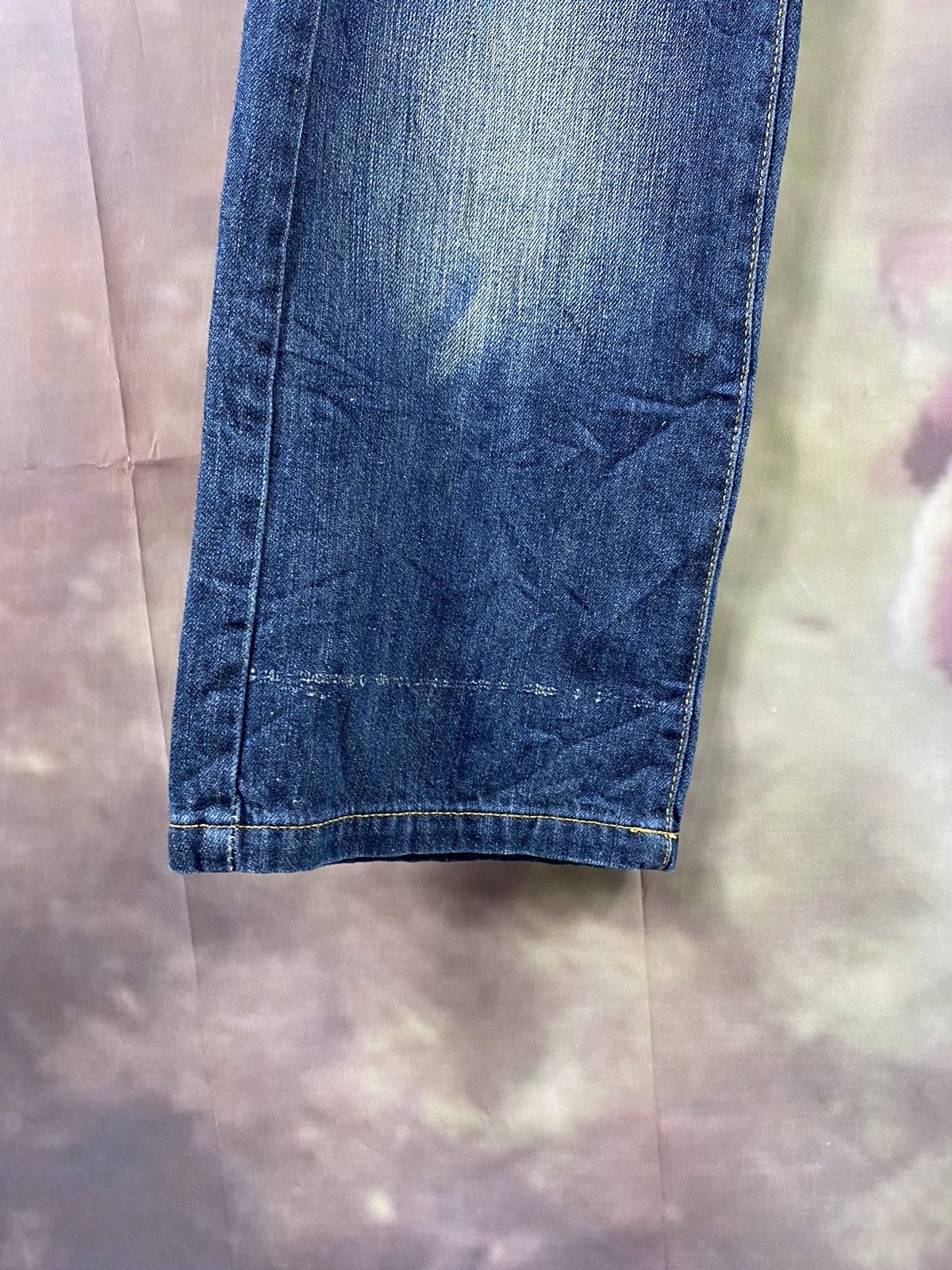 Japanese Brand × Jean × Vintage Vintage 30x31 Multi Pocket Double Knee Denim Pants Size US 30 / EU 46 - 5 Thumbnail