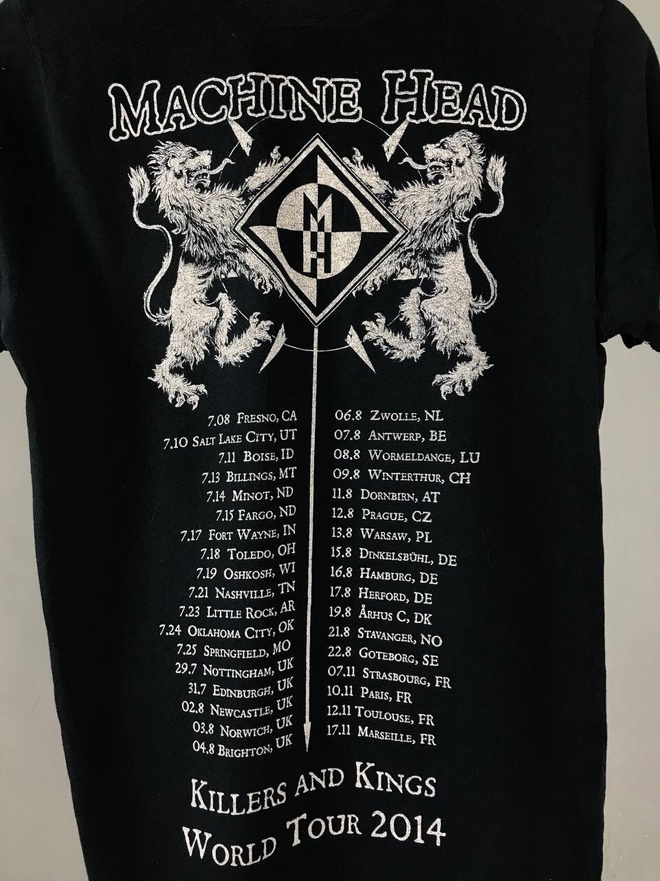 Band Tees × Vintage Machine Head 2014 Vintage Rock Tour Band Tee Size US S / EU 44-46 / 1 - 7 Thumbnail