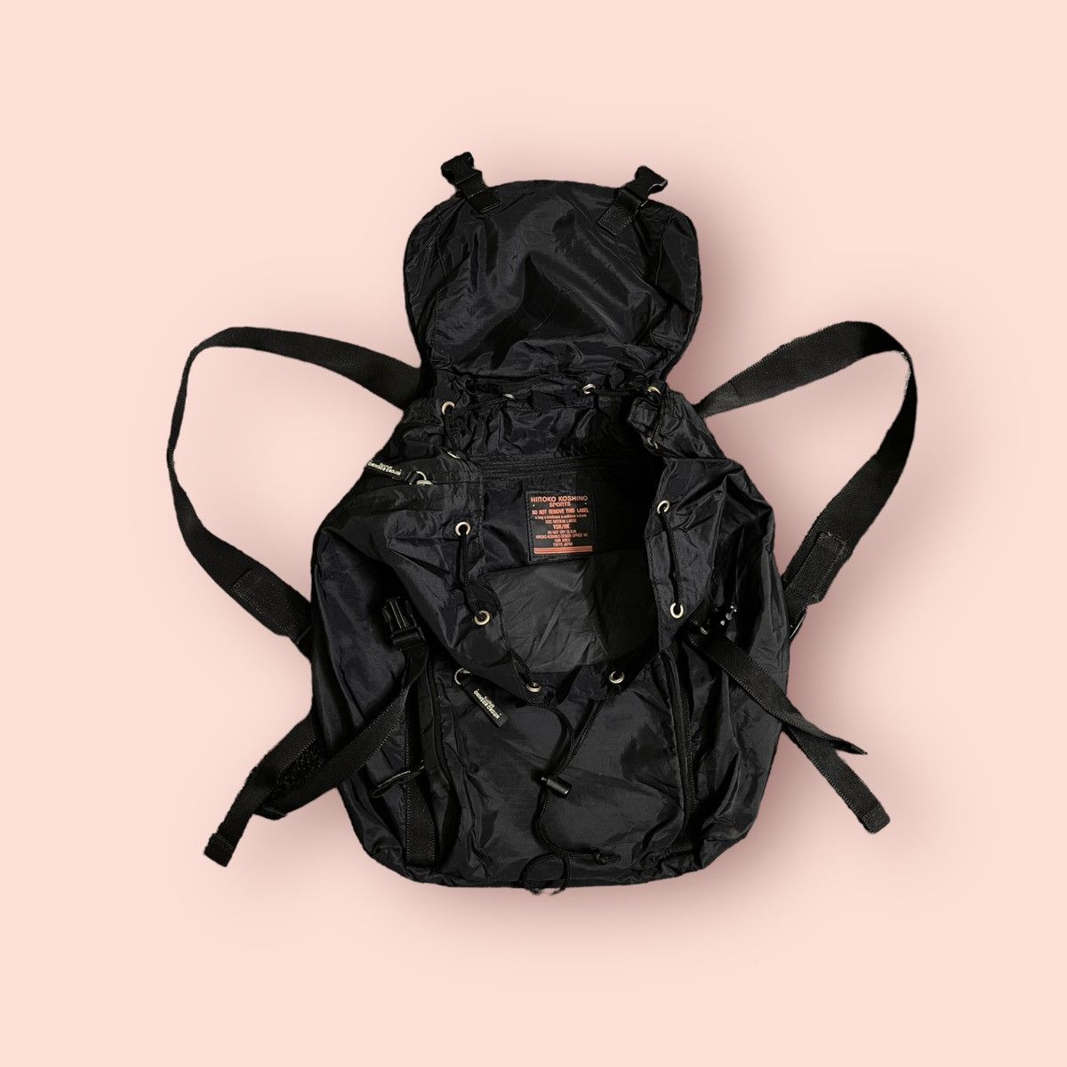 Hiroko Koshino Homme × Japanese Brand × Vintage VINTAGE HIROKO KOSHINO SPORTS MINI BACKPACK RUCKSACK Size ONE SIZE - 8 Thumbnail
