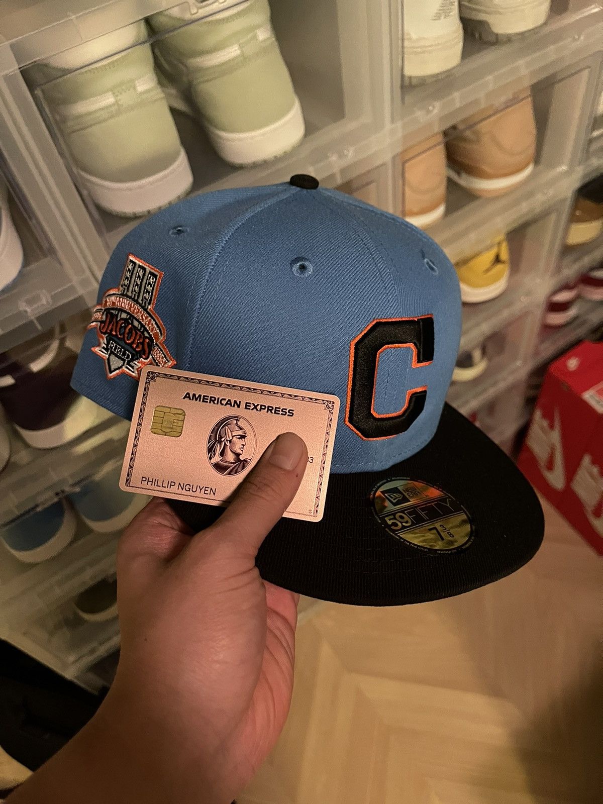 New Era Cleveland Indians Fuji Jacobs Field Patch Hat Club