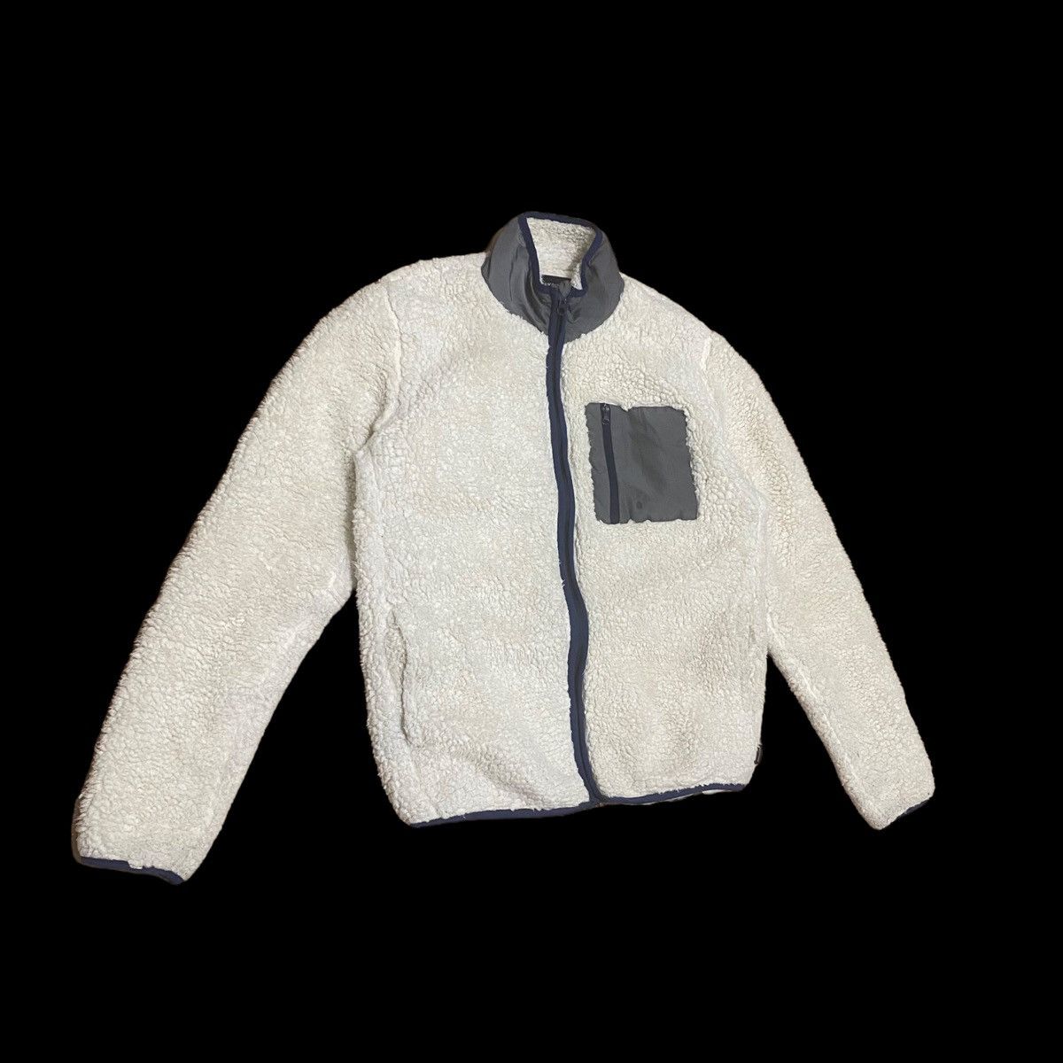 Japanese Brand × Quiksilver Vintage QuilSilver Deep Pile Sherpa Fleece Zip Up Jacket Size US M / EU 48-50 / 2 - 2 Thumbnail