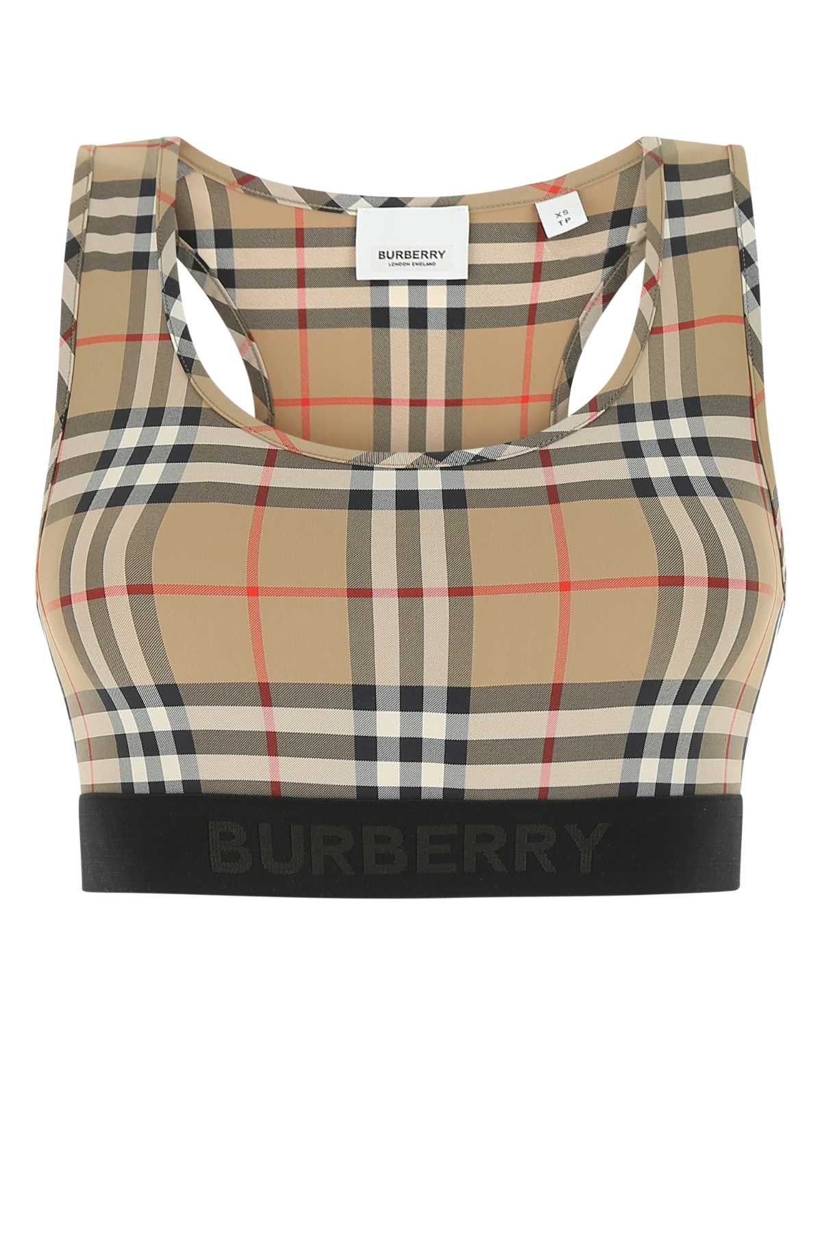 Printed Stretch Nylon Top