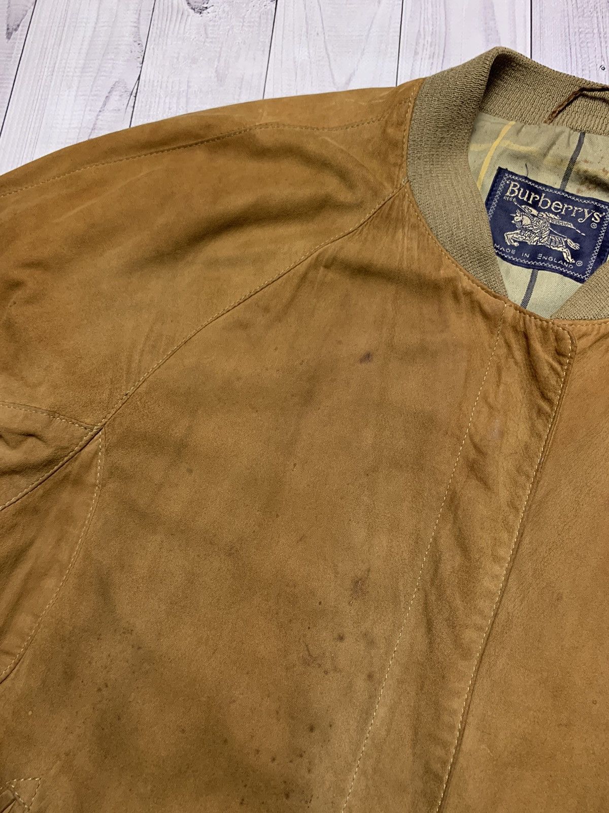Burberry Vintage Burberry’s leather jacket size L rare distressed Size US L / EU 52-54 / 3 - 4 Thumbnail