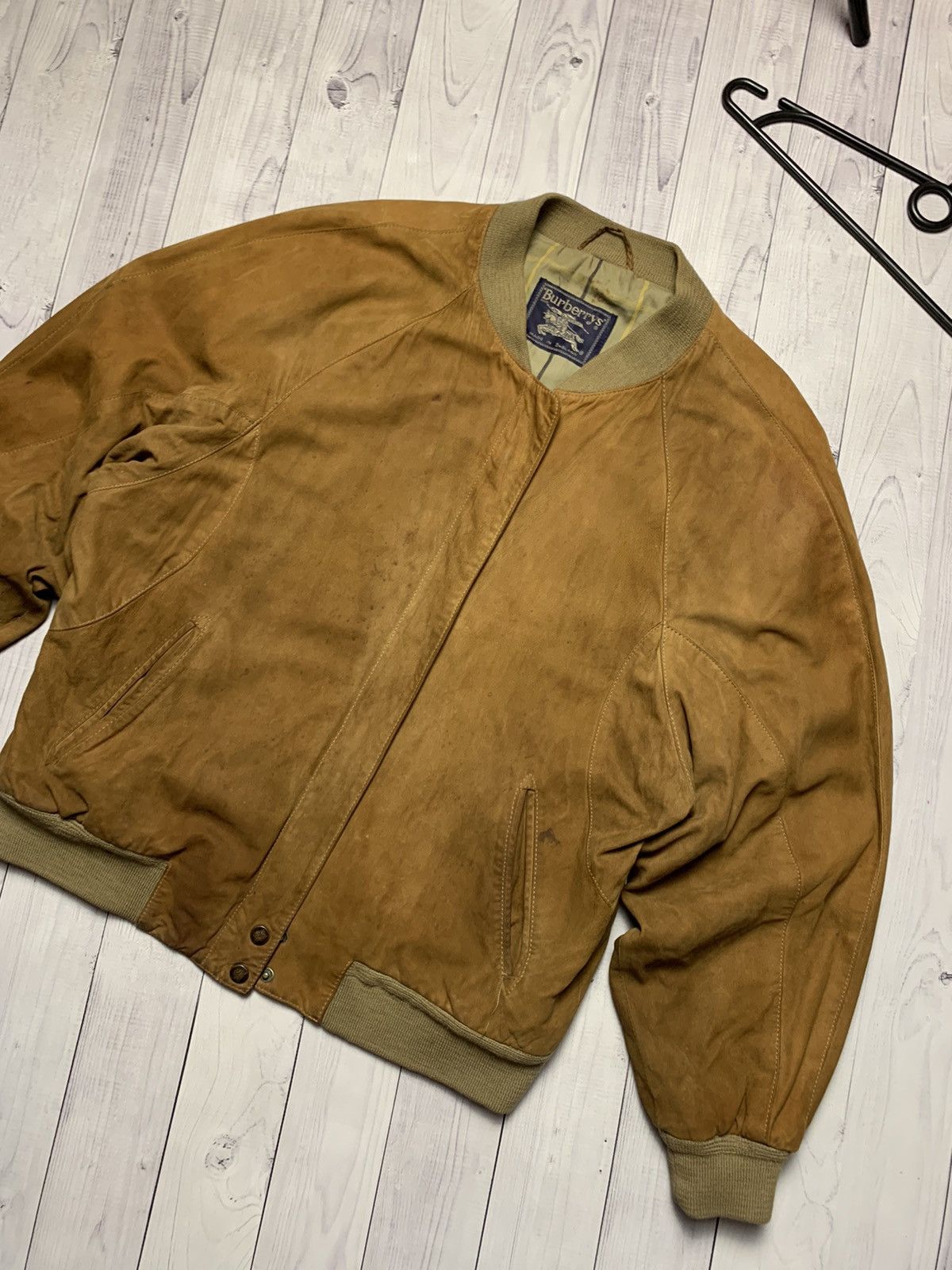Burberry Vintage Burberry’s leather jacket size L rare distressed Size US L / EU 52-54 / 3 - 2 Thumbnail