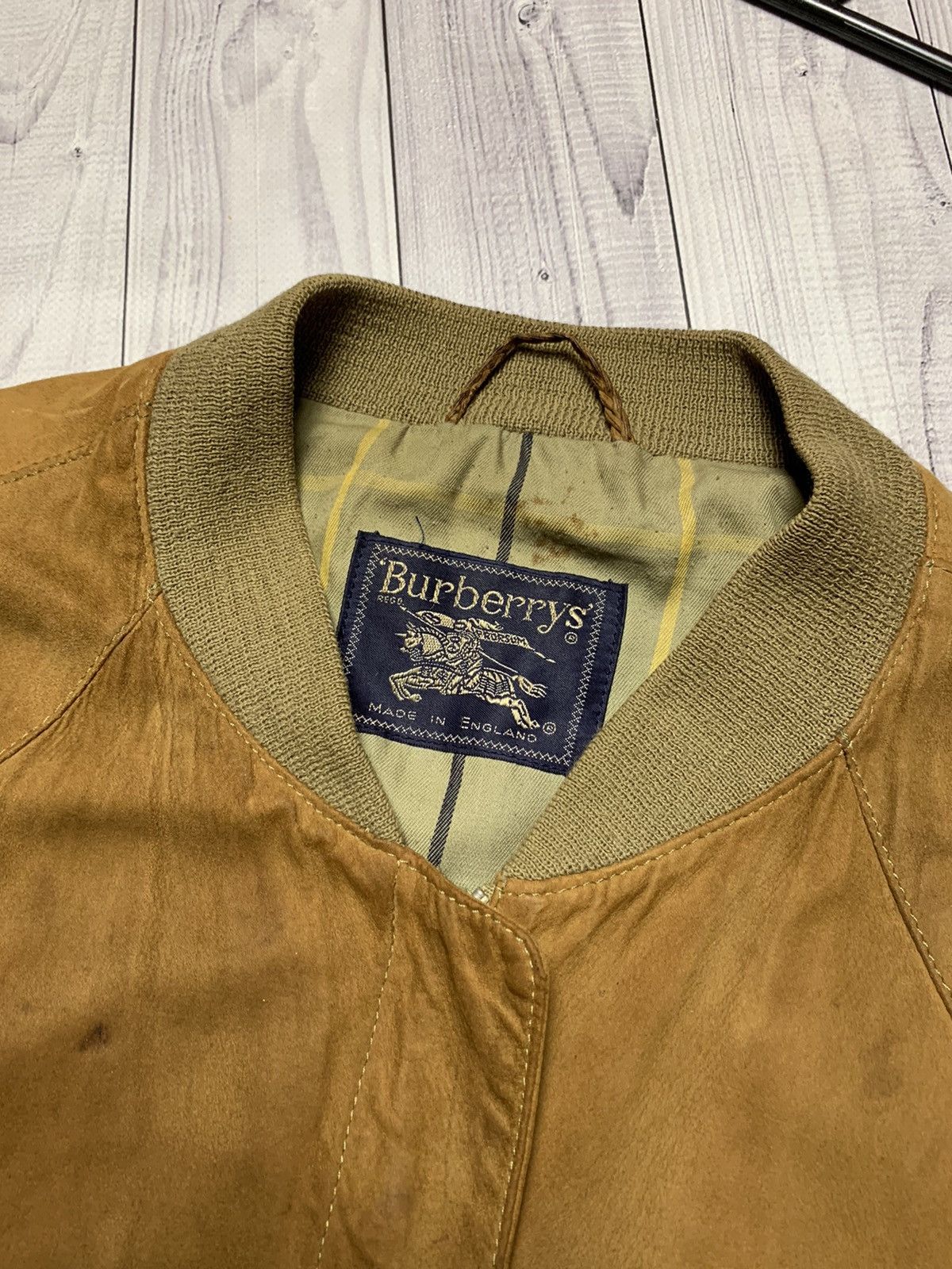 Burberry Vintage Burberry’s leather jacket size L rare distressed Size US L / EU 52-54 / 3 - 3 Thumbnail