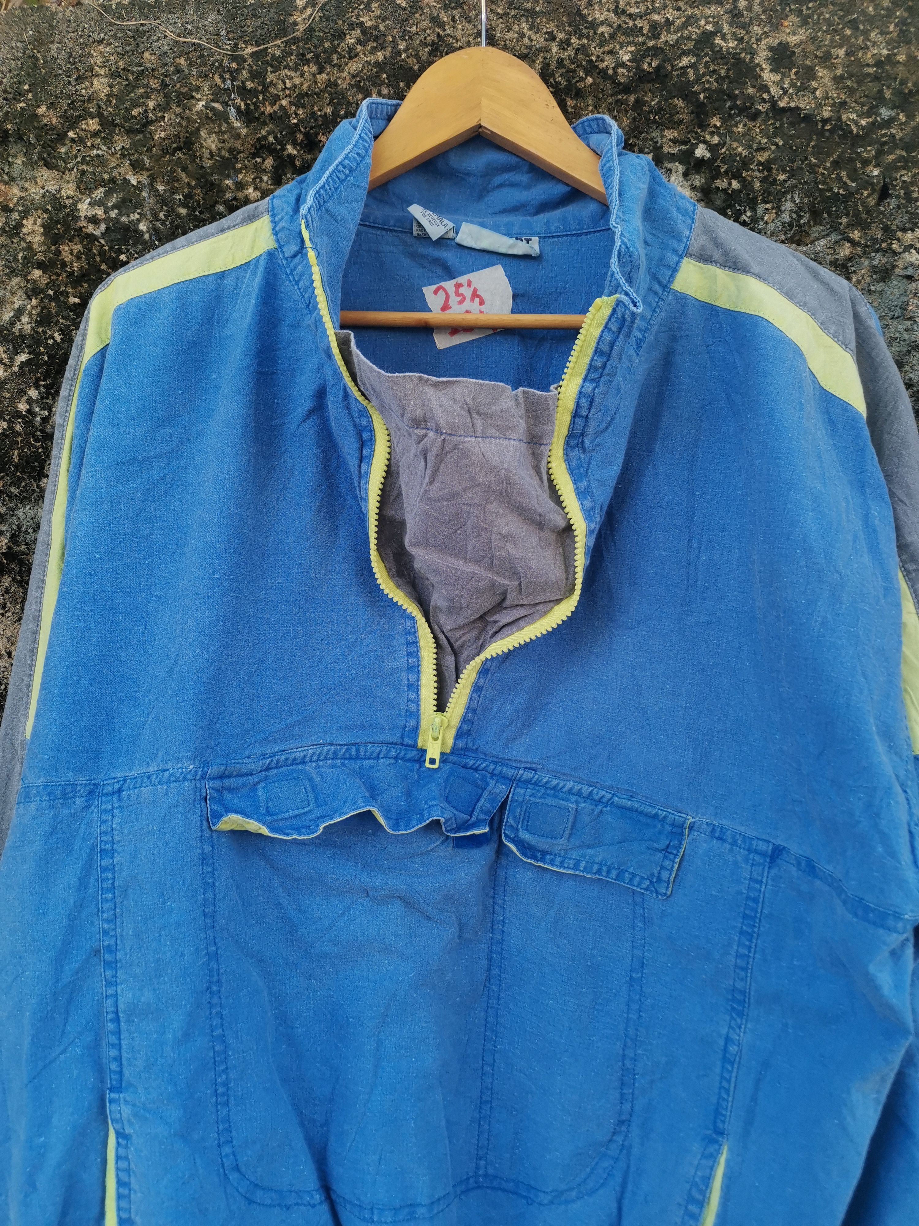 Japanese Brand Vintage Japanese Brand BB SPORT Denim Jacket Quarter Zipper Size US XL / EU 56 / 4 - 3 Thumbnail