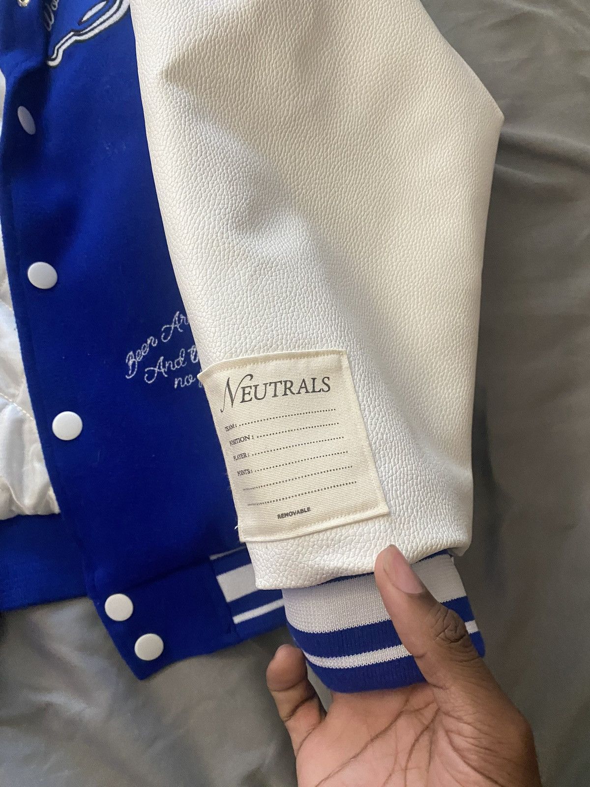 Jaded London Jaded London Neutrals Varsity jacket Size US M / EU 48-50 / 2 - 4 Thumbnail