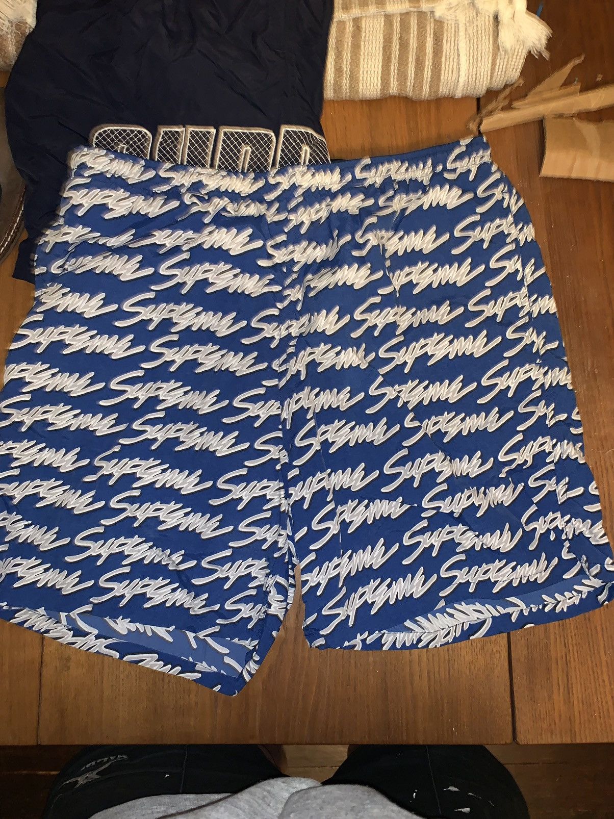ロエベ パウラズイビザ コラボ ショートパンツ メンズ ブルー
