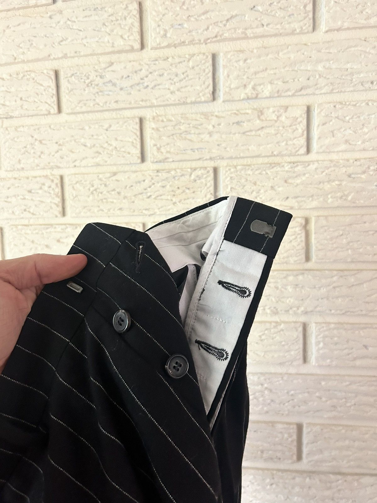 AMI AMI Alexandre Mattiussi Striped Pants Size US 30 / EU 46 - 5 Thumbnail