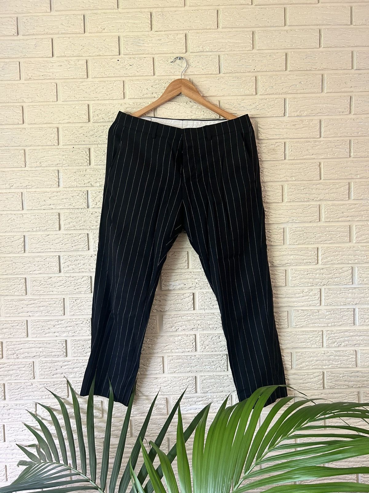 AMI AMI Alexandre Mattiussi Striped Pants Size US 30 / EU 46 - 1 Thumbnail