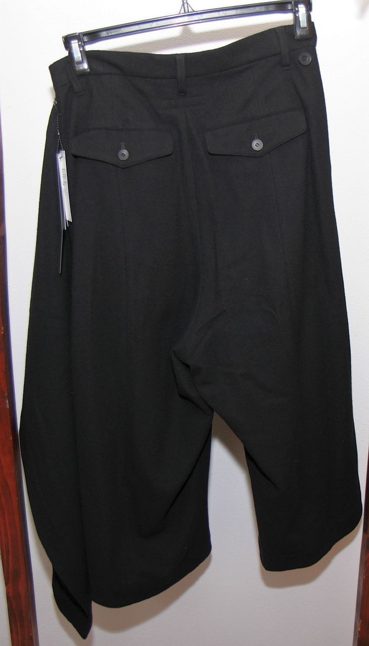 Julius NWT Black Wrapping Trouserss 779PAM22 Size US 32 / EU 48 - 4 Thumbnail