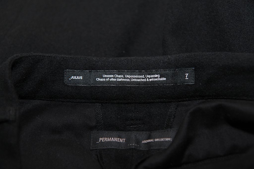 Julius NWT Black Wrapping Trouserss 779PAM22 Size US 32 / EU 48 - 7 Thumbnail