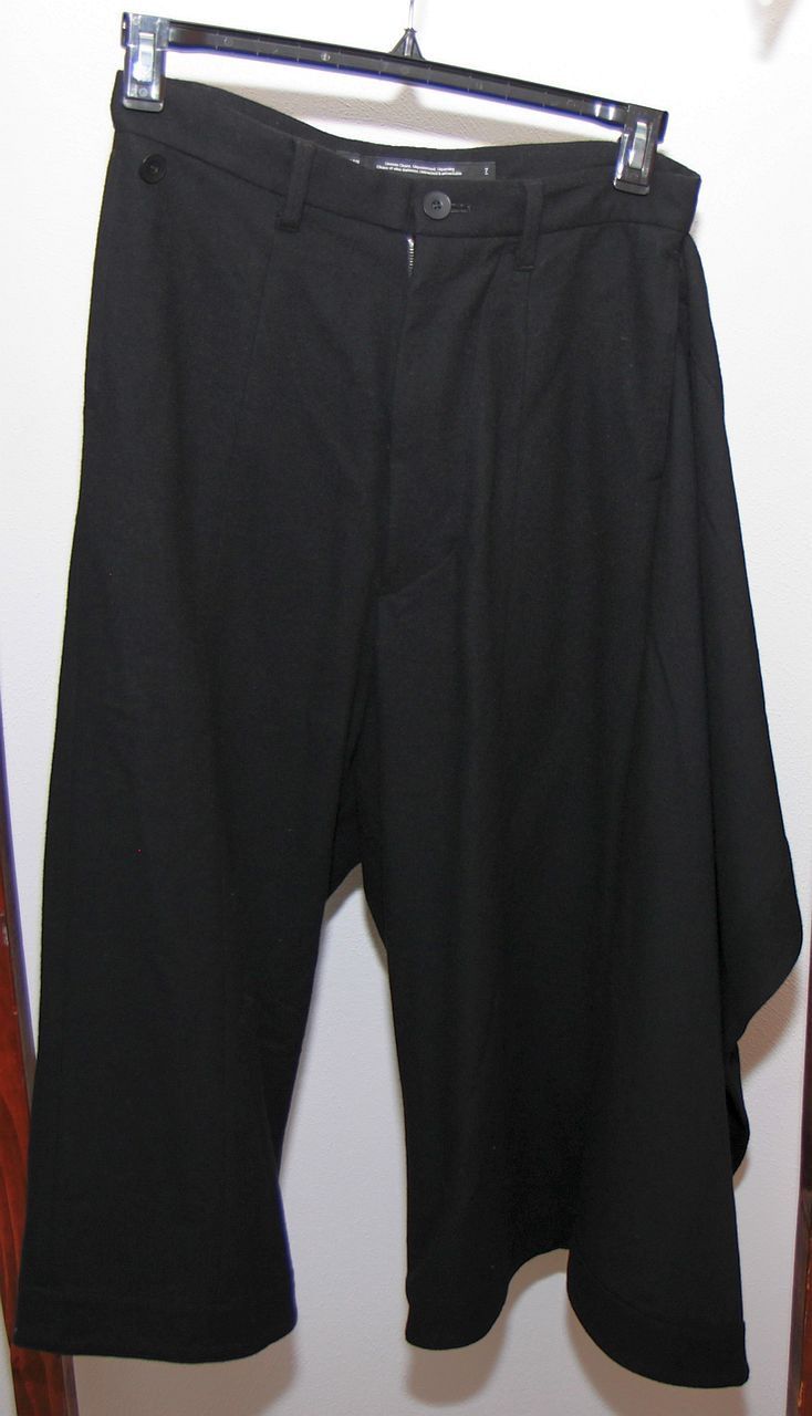 Julius NWT Black Wrapping Trouserss 779PAM22 Size US 32 / EU 48 - 3 Thumbnail