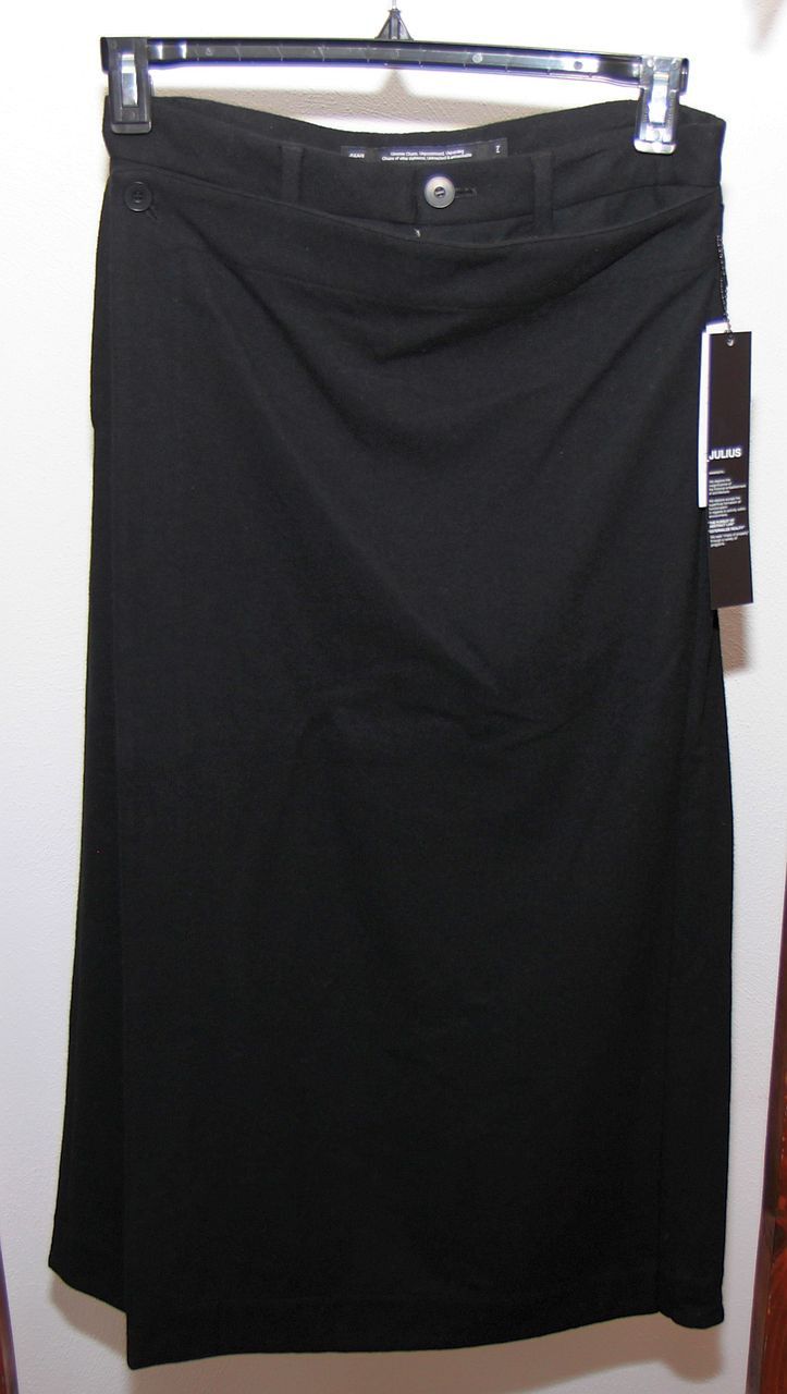 Julius NWT Black Wrapping Trouserss 779PAM22 Size US 32 / EU 48 - 2 Thumbnail