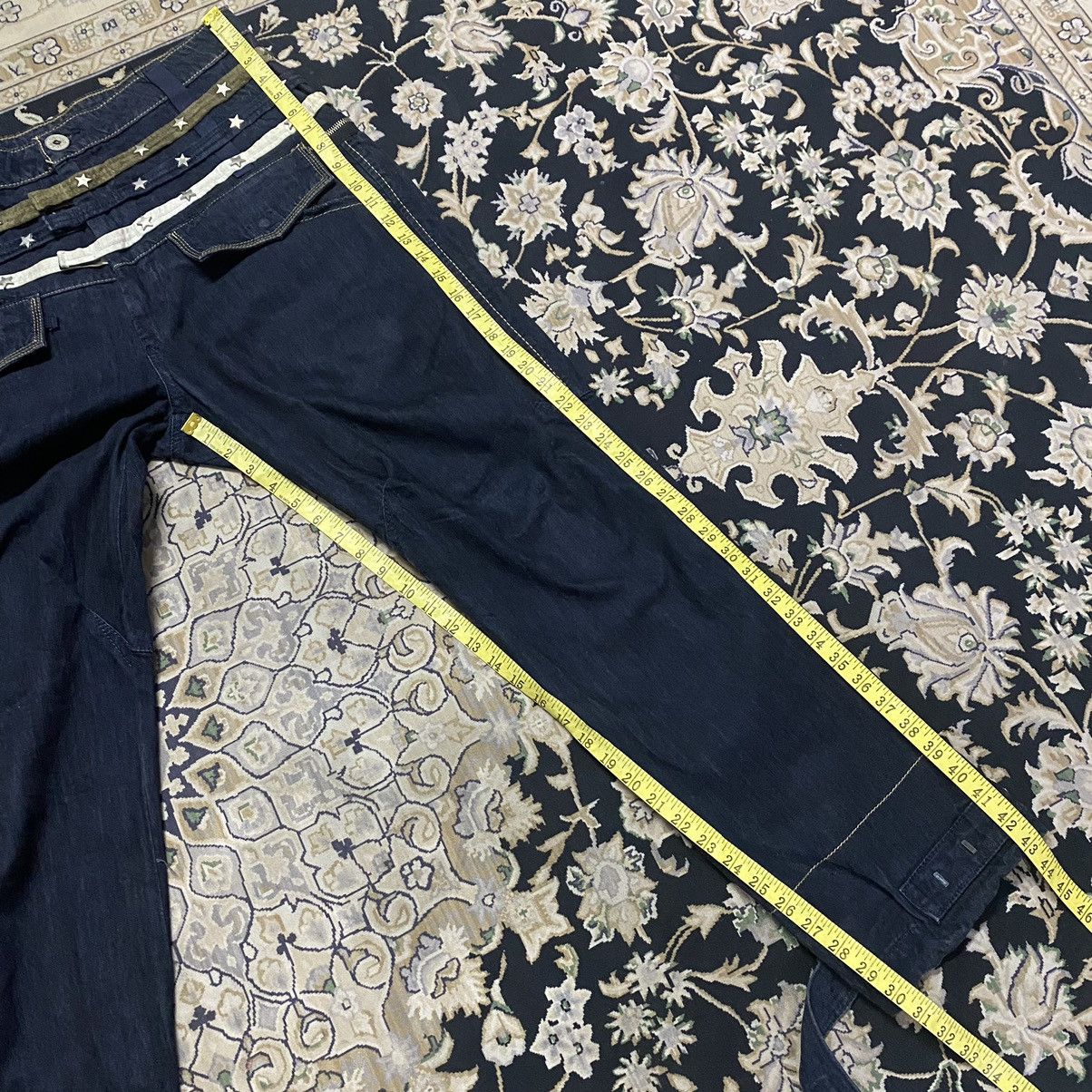 Marithe + Francois Girbaud Marithe Francois Girbaud Denim Bondage Pants Studded Size US 36 / EU 52 - 24 Thumbnail