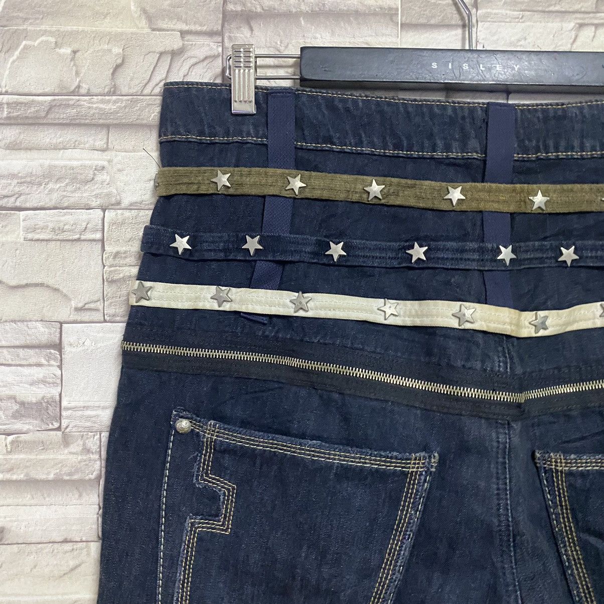 Marithe + Francois Girbaud Marithe Francois Girbaud Denim Bondage Pants Studded Size US 36 / EU 52 - 10 Thumbnail