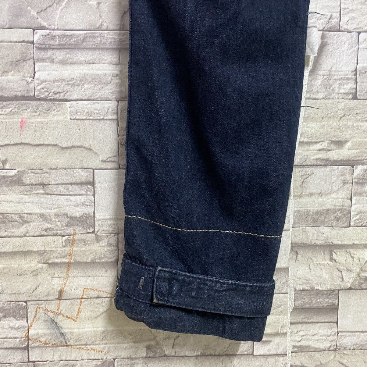 Marithe + Francois Girbaud Marithe Francois Girbaud Denim Bondage Pants Studded Size US 36 / EU 52 - 8 Thumbnail