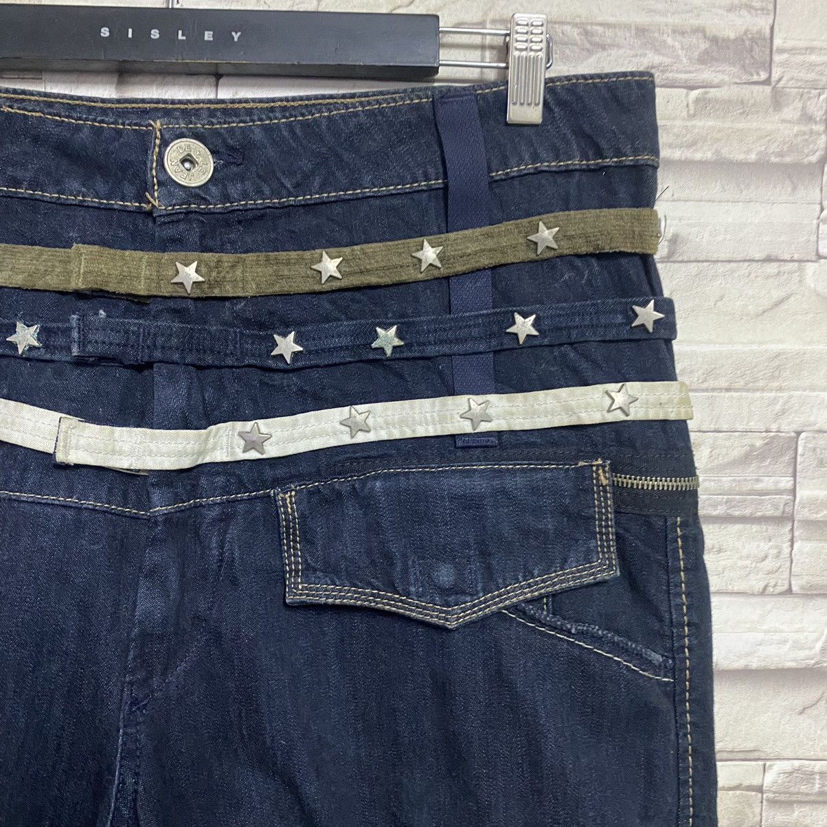 Marithe + Francois Girbaud Marithe Francois Girbaud Denim Bondage Pants Studded Size US 36 / EU 52 - 5 Thumbnail