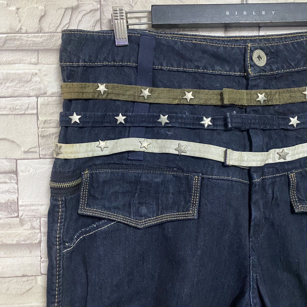 Marithe + Francois Girbaud Marithe Francois Girbaud Denim Bondage Pants Studded Size US 36 / EU 52 - 4 Thumbnail