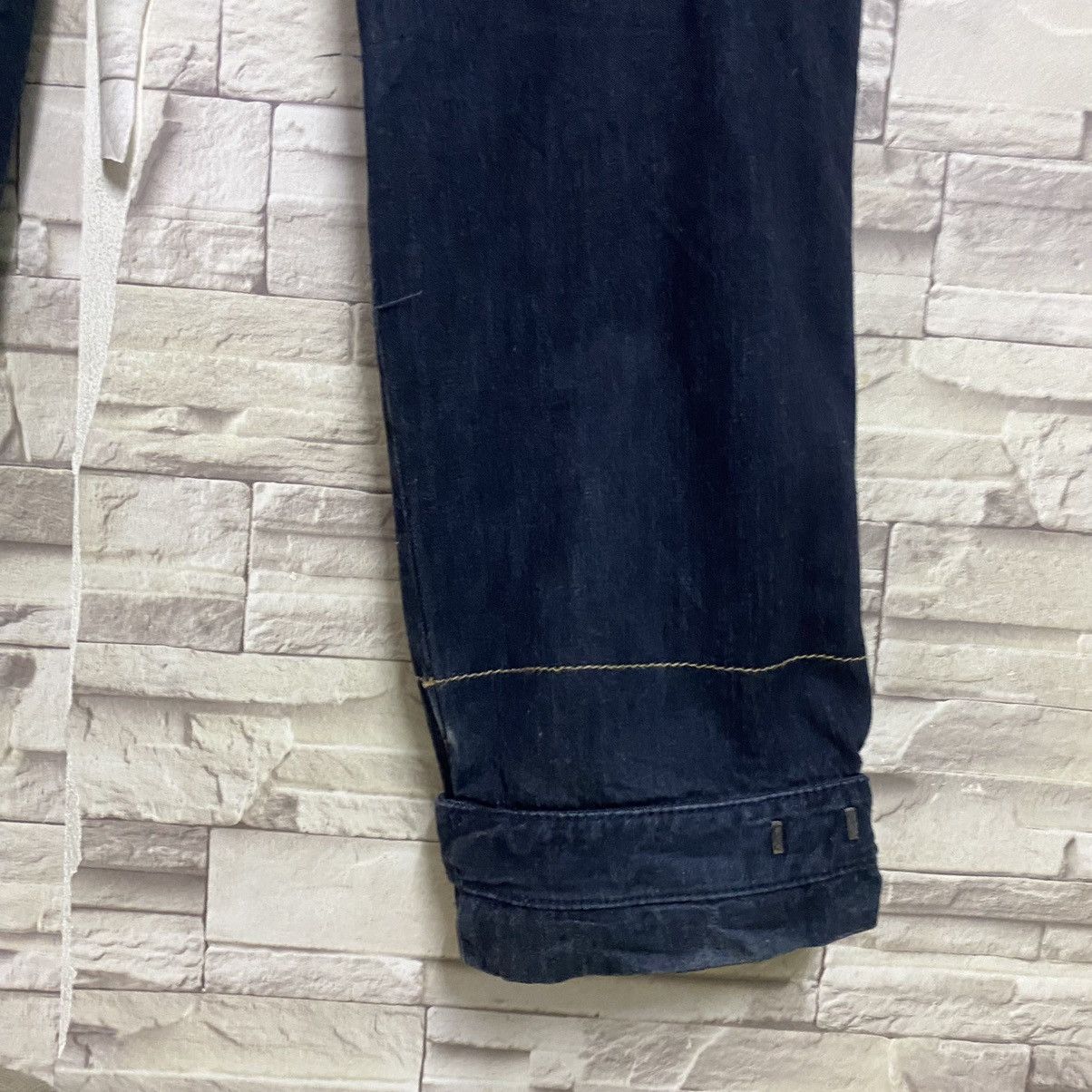 Marithe + Francois Girbaud Marithe Francois Girbaud Denim Bondage Pants Studded Size US 36 / EU 52 - 14 Thumbnail