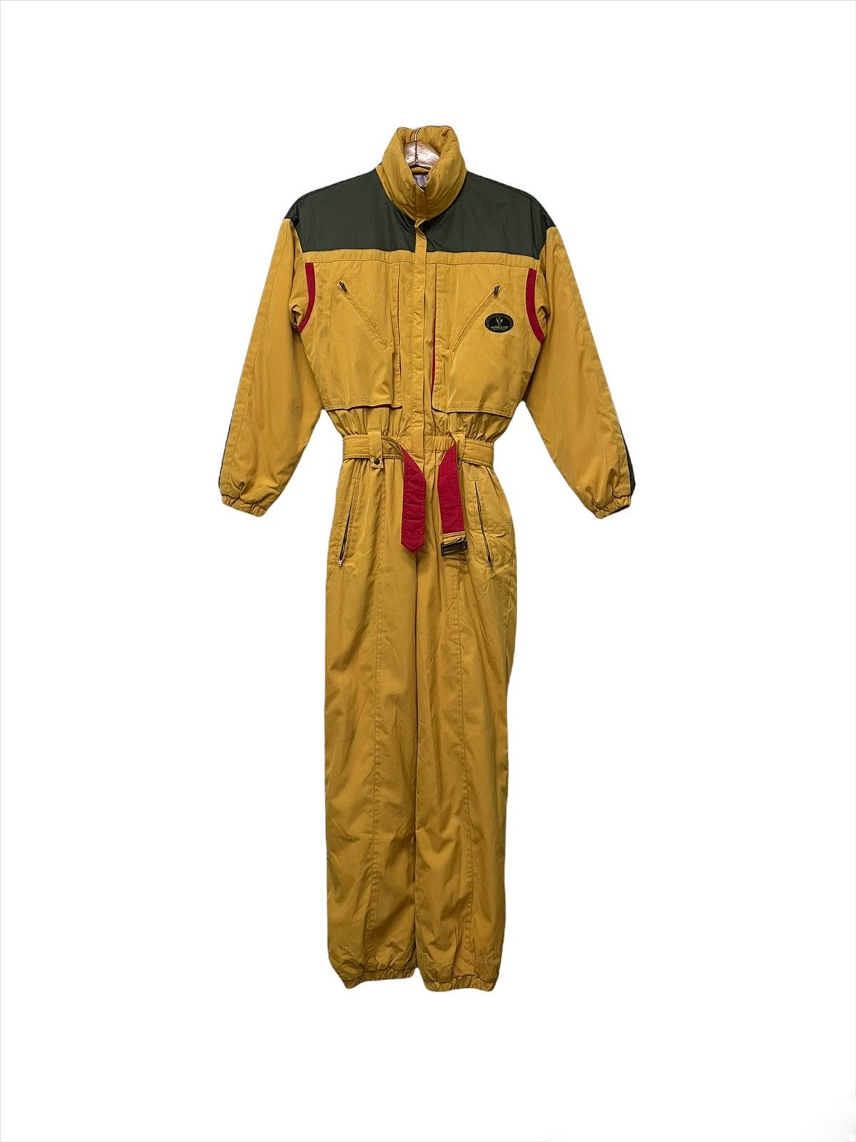 Moncler Vintage Moncler Ski Jumpsuit by Asics Thermo Clo Metalon Size US 32 / EU 48 - 1 Thumbnail