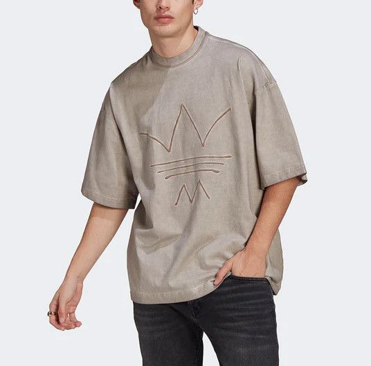Adidas Adidas Boxy Fit GN3300 Oversized Abstract Logo Big T Shirt Size US XL / EU 56 / 4 - 2 Thumbnail