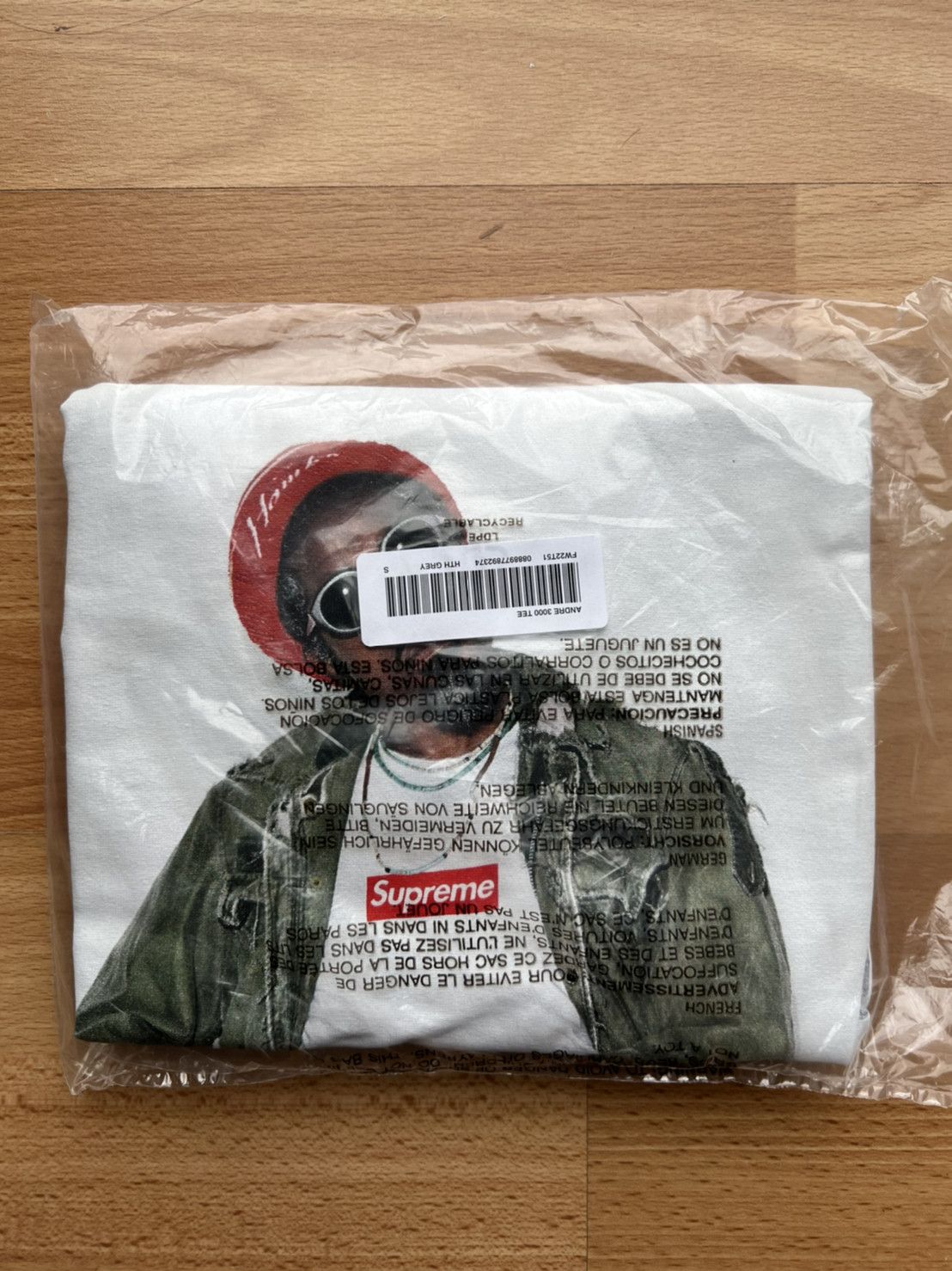 Supreme Supreme André 3000 Tee Size US S / EU 44-46 / 1 - 2 Thumbnail