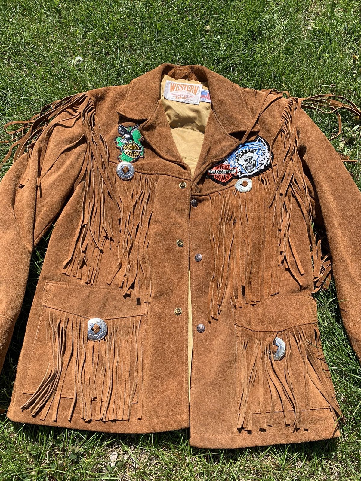 Cowboy Equipment 80’S Schott NYC Western fringe brown suede jacket Vintage Size US M / EU 48-50 / 2 - 10 Thumbnail