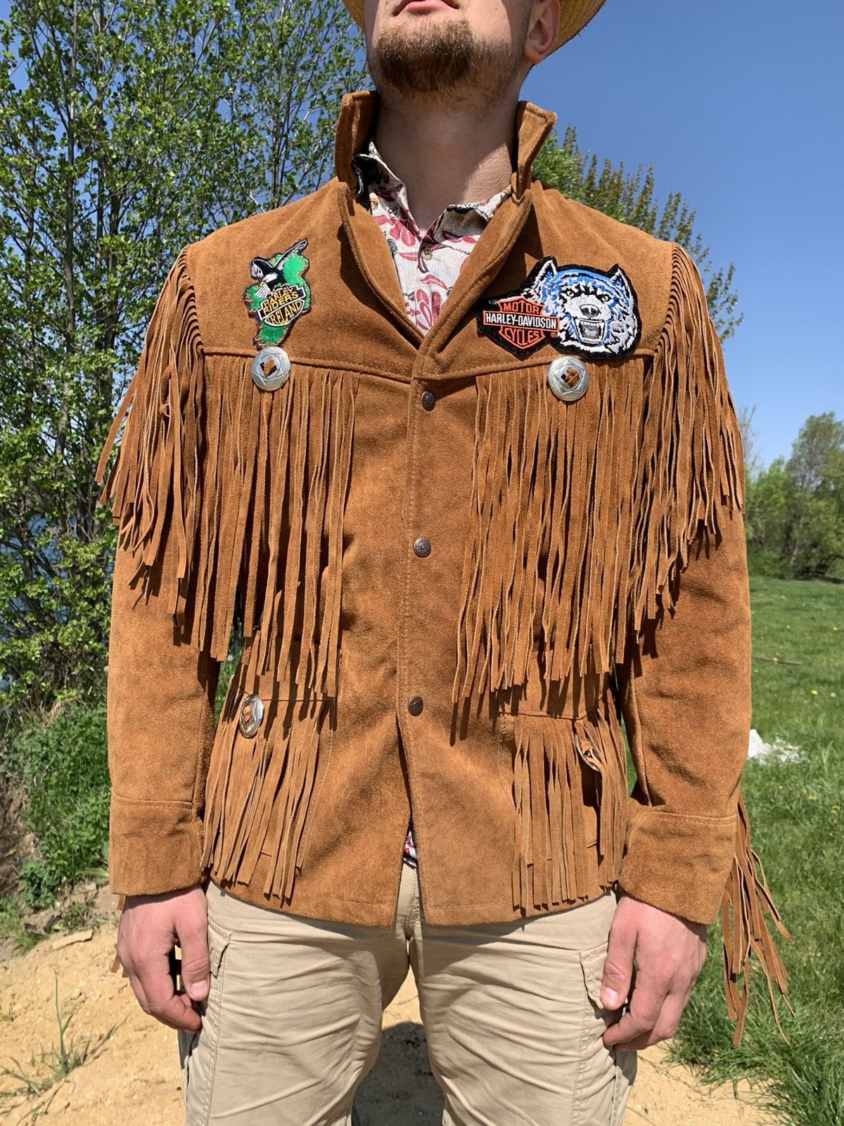 Cowboy Equipment 80’S Schott NYC Western fringe brown suede jacket Vintage Size US M / EU 48-50 / 2 - 6 Thumbnail