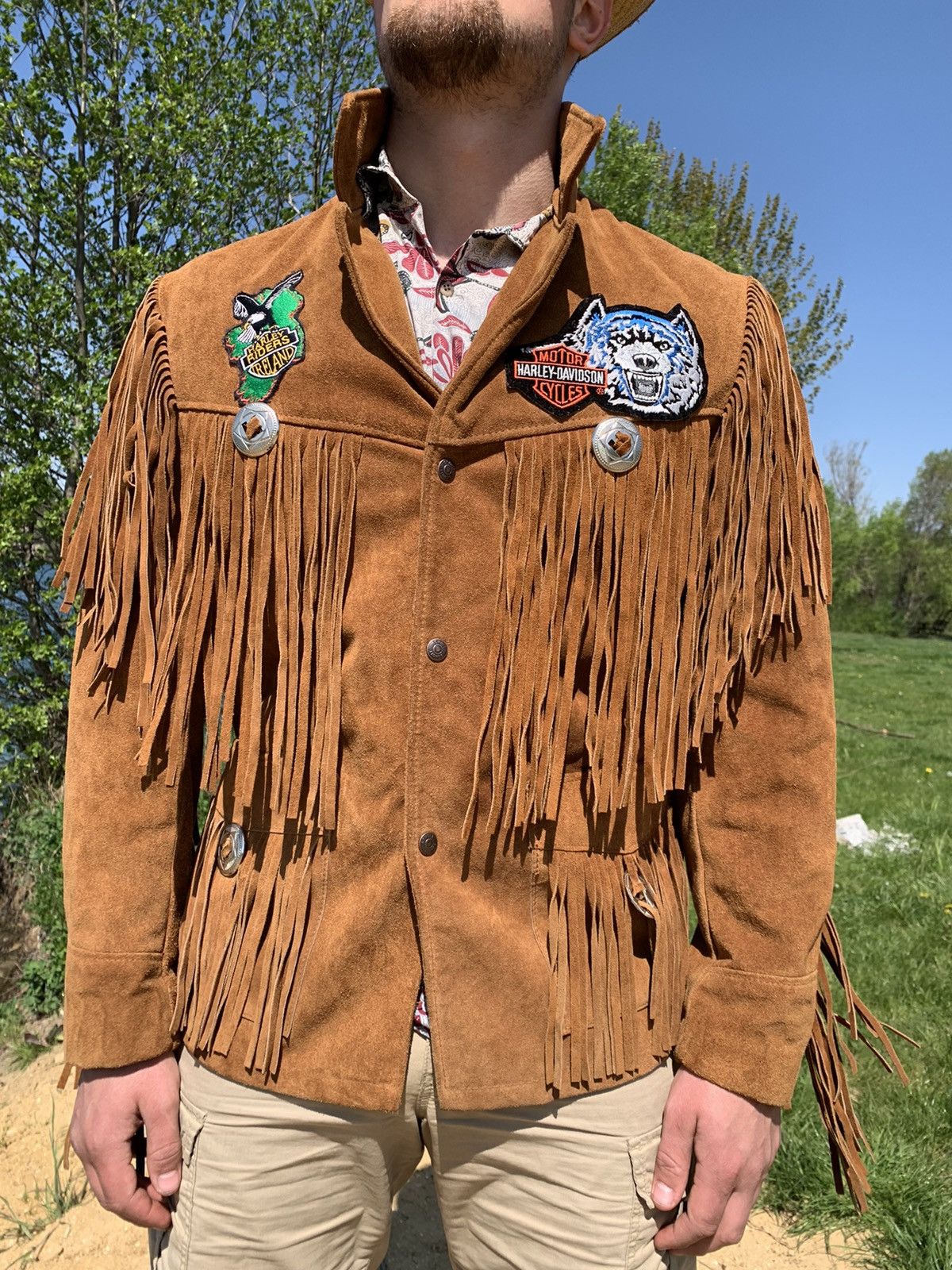 Cowboy Equipment 80’S Schott NYC Western fringe brown suede jacket Vintage Size US M / EU 48-50 / 2 - 3 Thumbnail
