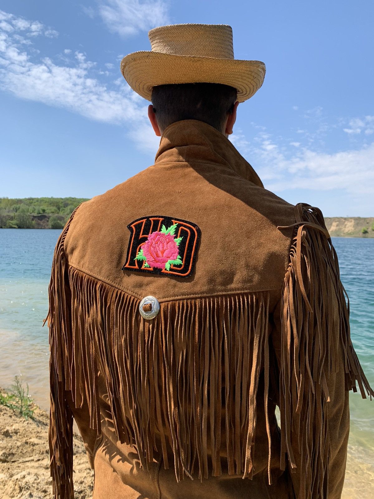 Cowboy Equipment 80’S Schott NYC Western fringe brown suede jacket Vintage Size US M / EU 48-50 / 2 - 2 Thumbnail