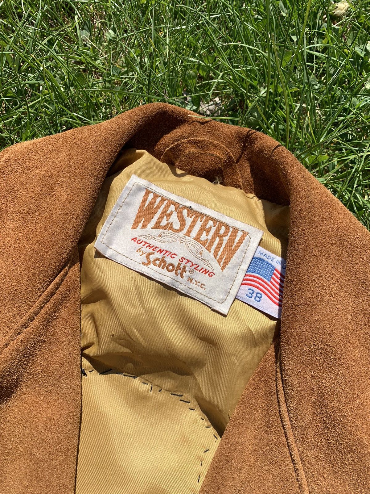 Cowboy Equipment 80’S Schott NYC Western fringe brown suede jacket Vintage Size US M / EU 48-50 / 2 - 14 Thumbnail