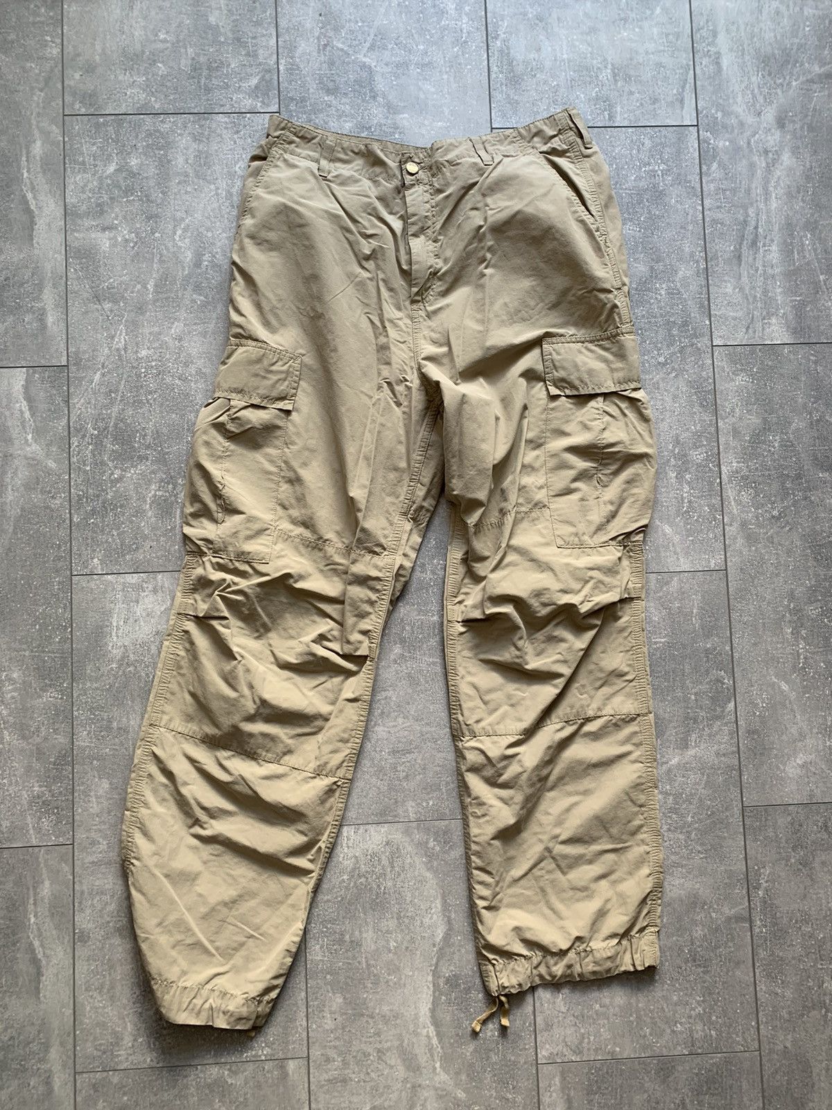 Carhartt Carhartt wip vintage nylon/cotton cargo pants Size US 34 / EU 50 - 6 Thumbnail