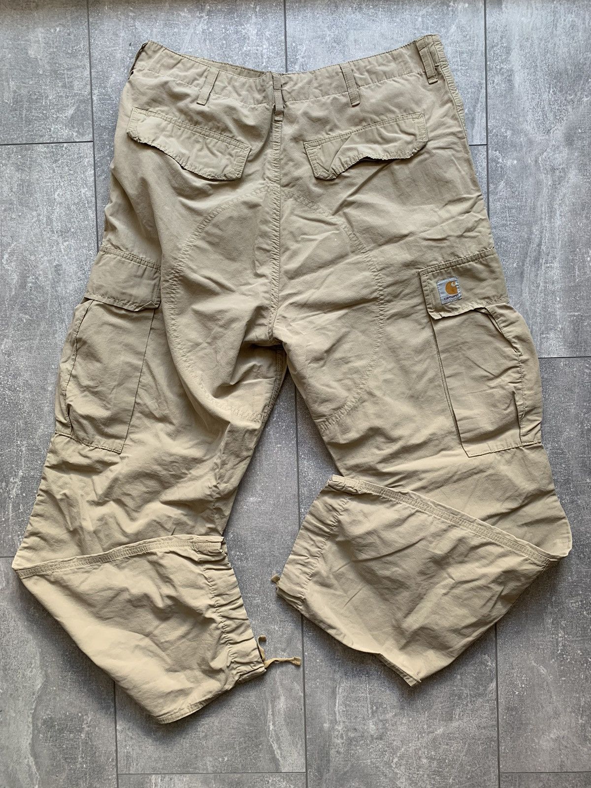 Carhartt Carhartt wip vintage nylon/cotton cargo pants Size US 34 / EU 50 - 1 Thumbnail