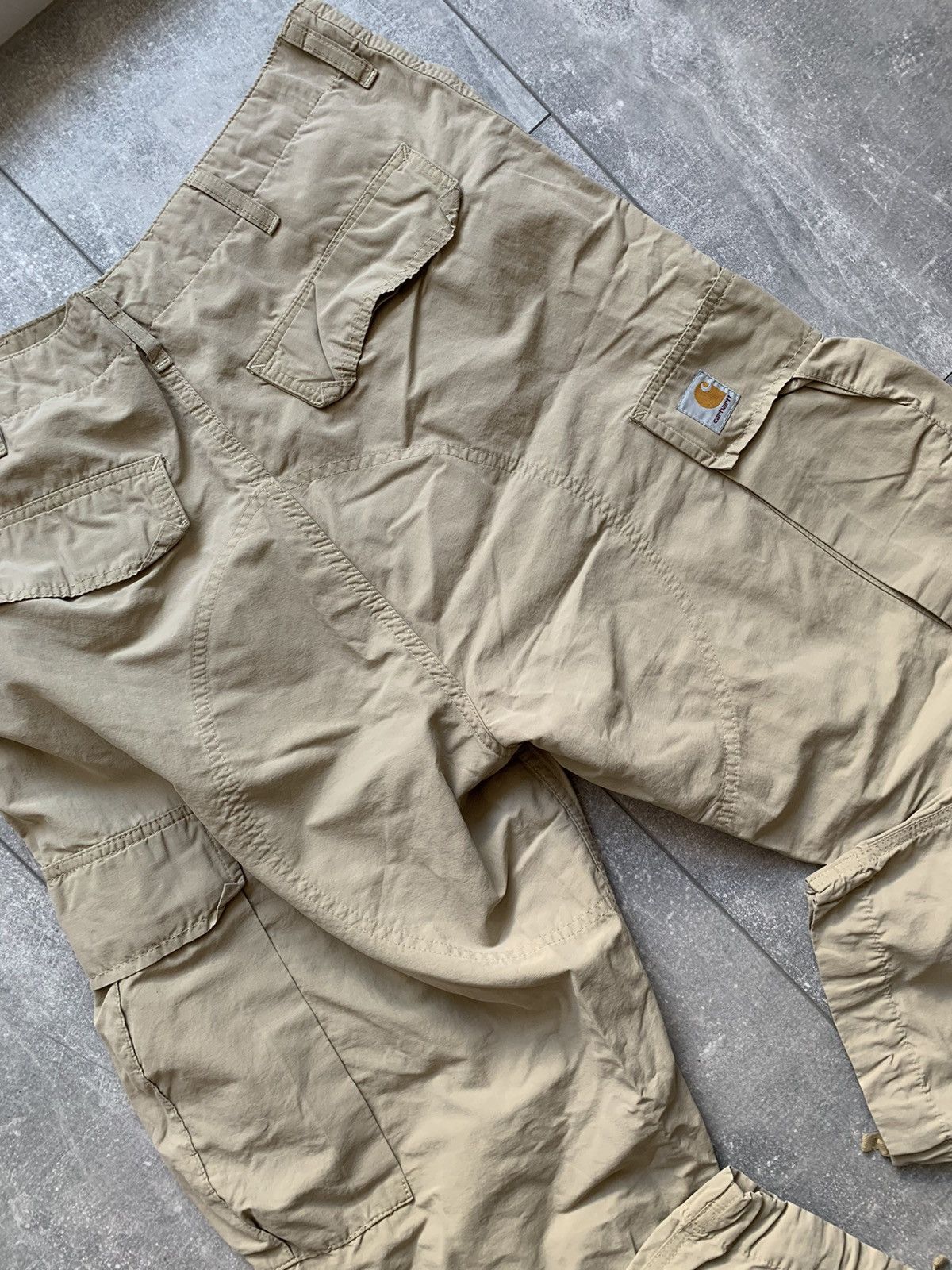 Carhartt Carhartt wip vintage nylon/cotton cargo pants Size US 34 / EU 50 - 4 Thumbnail