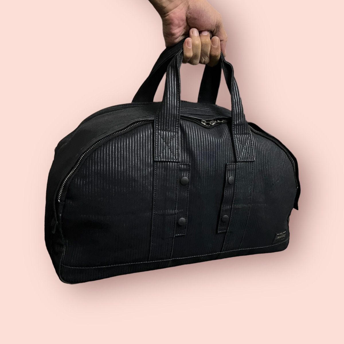 Head Porter × Japanese Brand × Porter RARE PORTER HICKORY BLACK DUFFLE TRAVEL BAG Size ONE SIZE - 23 Thumbnail
