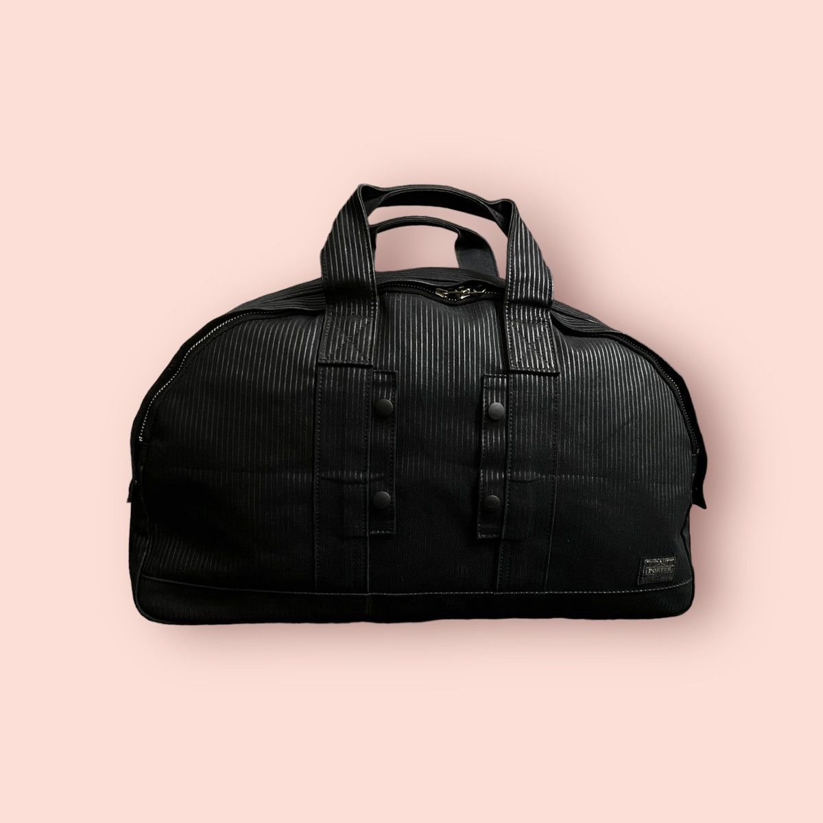 Head Porter × Japanese Brand × Porter RARE PORTER HICKORY BLACK DUFFLE TRAVEL BAG Size ONE SIZE - 5 Thumbnail