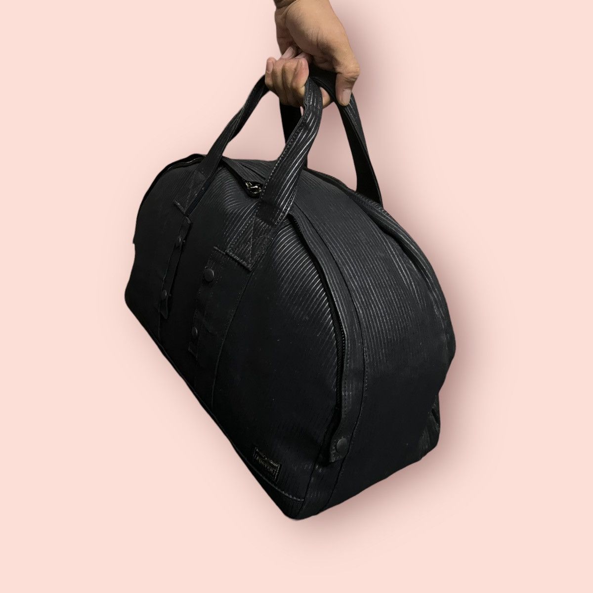 Head Porter × Japanese Brand × Porter RARE PORTER HICKORY BLACK DUFFLE TRAVEL BAG Size ONE SIZE - 20 Thumbnail