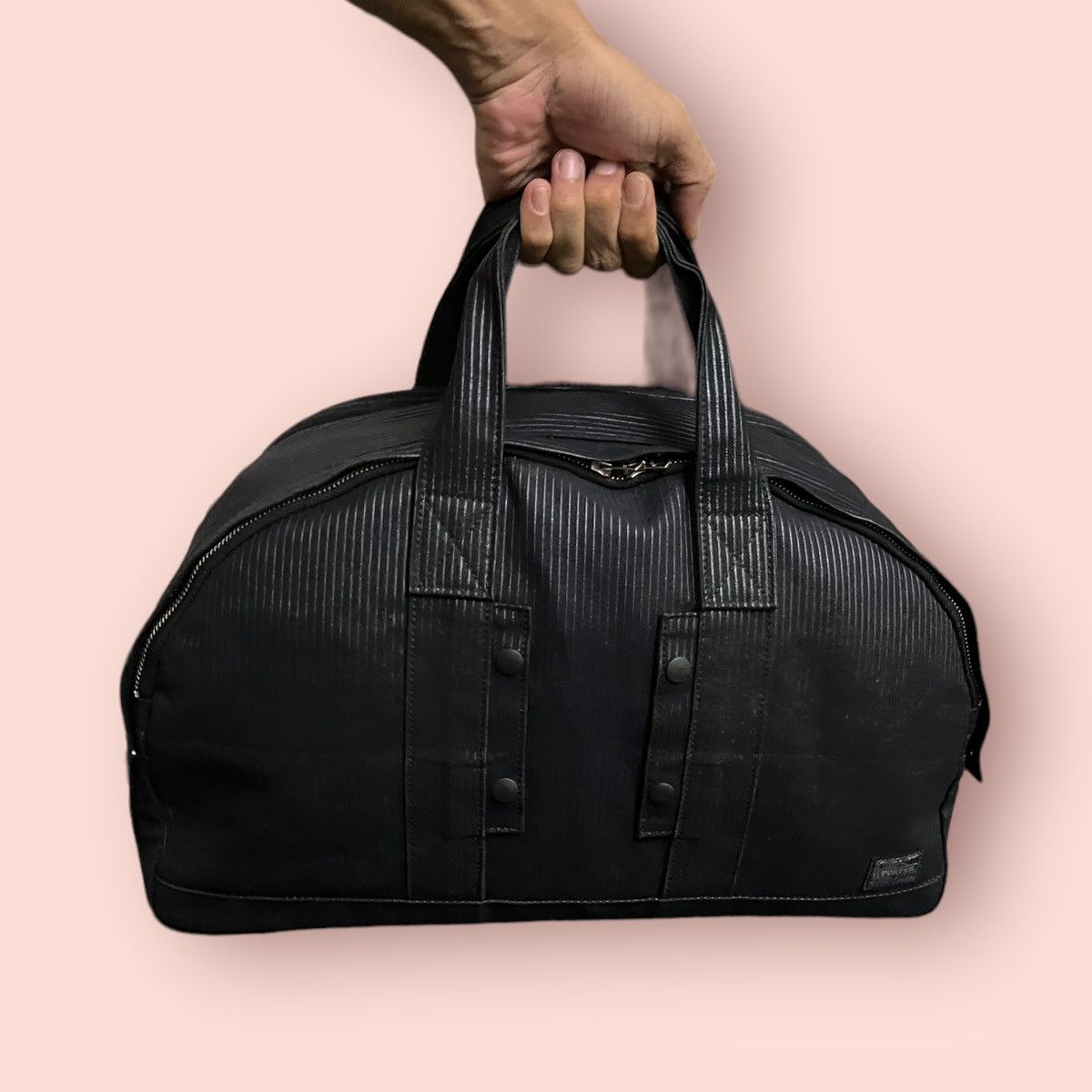 Head Porter × Japanese Brand × Porter RARE PORTER HICKORY BLACK DUFFLE TRAVEL BAG Size ONE SIZE - 2 Thumbnail