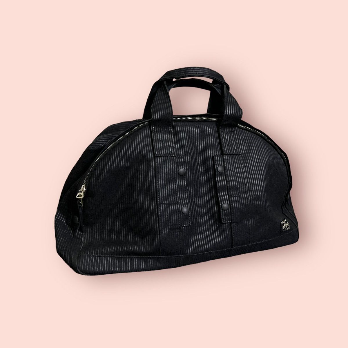 Head Porter × Japanese Brand × Porter RARE PORTER HICKORY BLACK DUFFLE TRAVEL BAG Size ONE SIZE - 4 Thumbnail