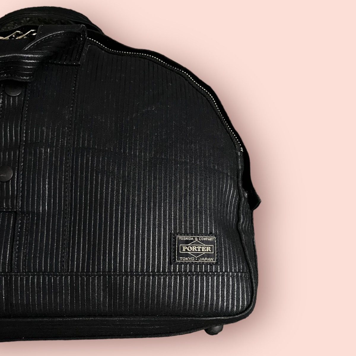 Head Porter × Japanese Brand × Porter RARE PORTER HICKORY BLACK DUFFLE TRAVEL BAG Size ONE SIZE - 16 Thumbnail