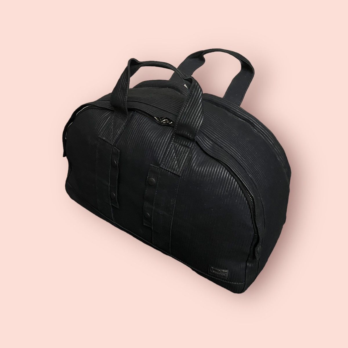 Head Porter × Japanese Brand × Porter RARE PORTER HICKORY BLACK DUFFLE TRAVEL BAG Size ONE SIZE - 7 Thumbnail