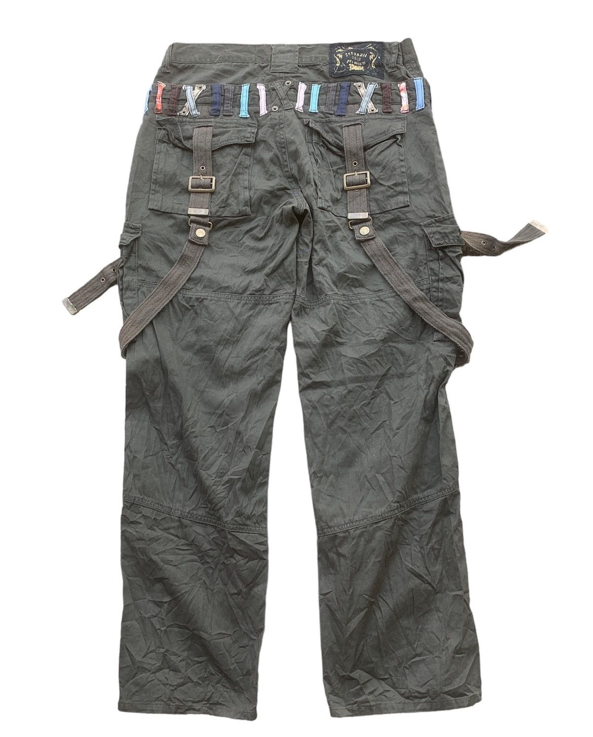 Japanese Brand × Seditionaries 2002 JAPAN BONDAGE MULTI POCKET CARGO PANT Size US 34 / EU 50 - 1 Thumbnail