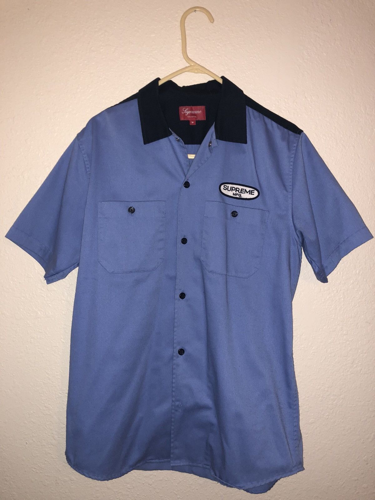 Supreme store mechanic shirt