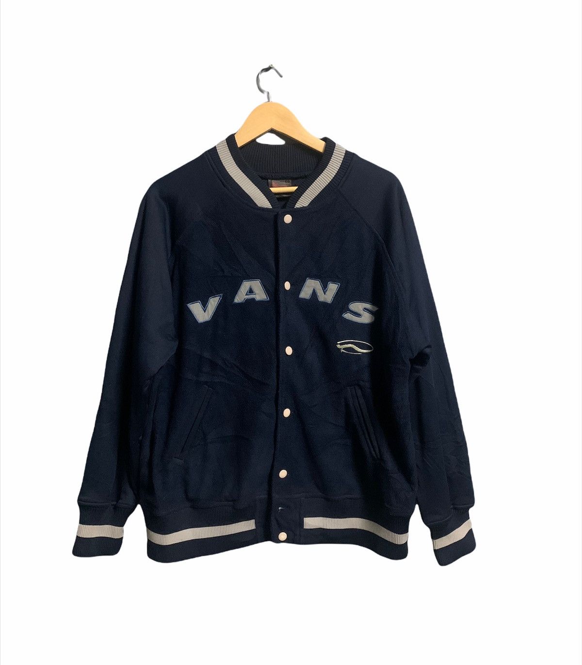 Vans 90s VANS USA BIG EMBROIDERY LOGO VARSITY JACKET Size US M / EU 48-50 / 2 - 1 Thumbnail