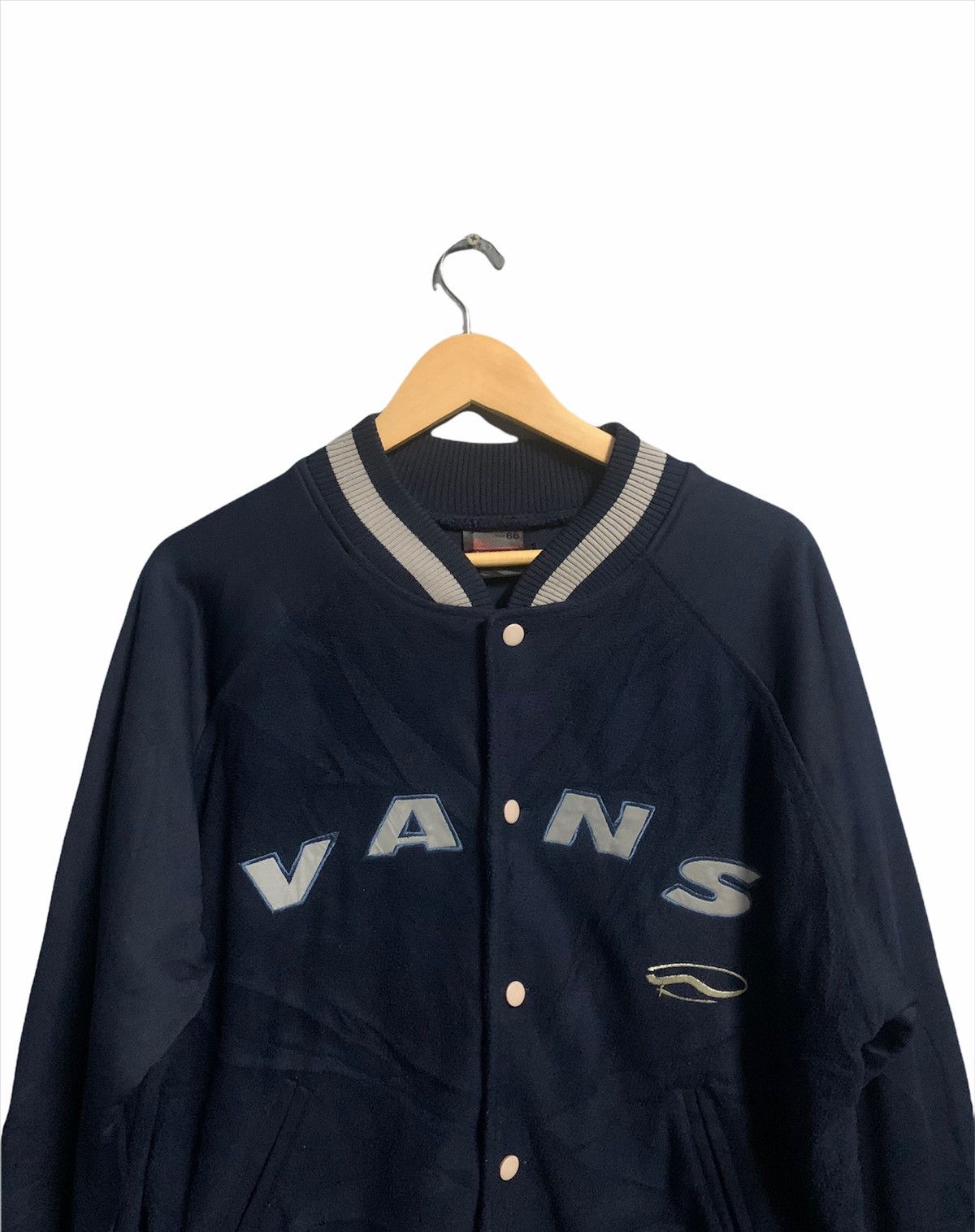 Vans 90s VANS USA BIG EMBROIDERY LOGO VARSITY JACKET Size US M / EU 48-50 / 2 - 2 Thumbnail