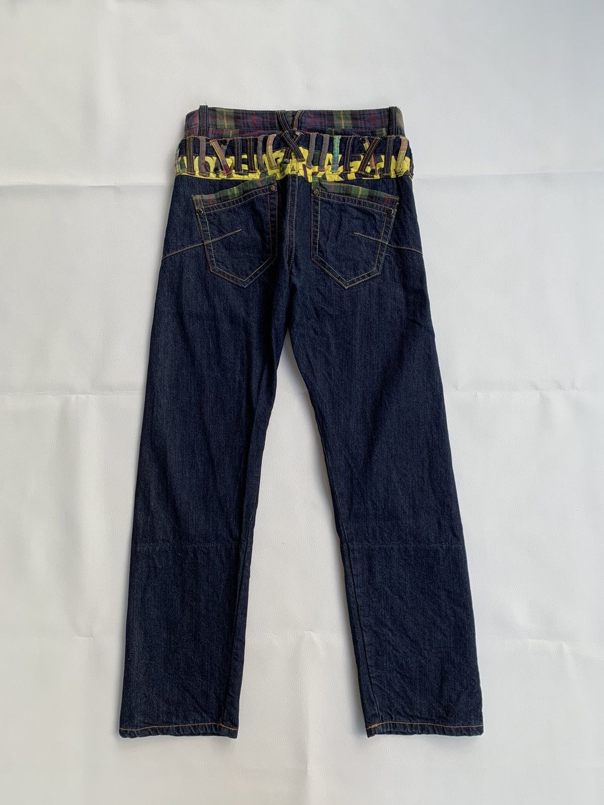 20471120 × PPFM × Vintage 2000s Sorridere Double Waist Jeans Pants Undefined Size US 30 / EU 46 - 2 Thumbnail