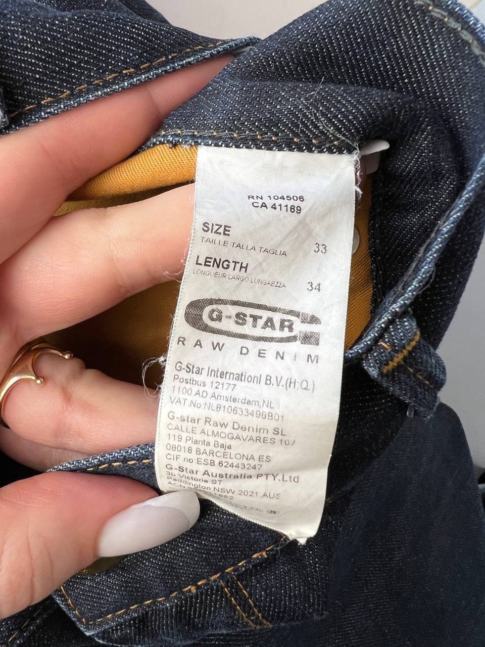 G-Star G Star Raw vintage denim pants size 33 Size US 33 - 5 Thumbnail