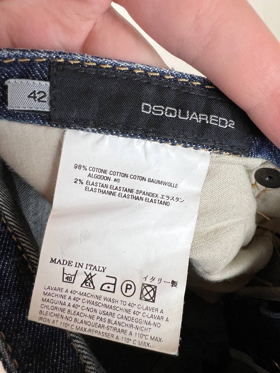 Dsquared2 × Vintage Dsquared2 vintage denim pants size 42 Size 30" / US 8 / IT 44 - 3 Thumbnail